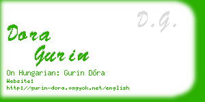 dora gurin business card